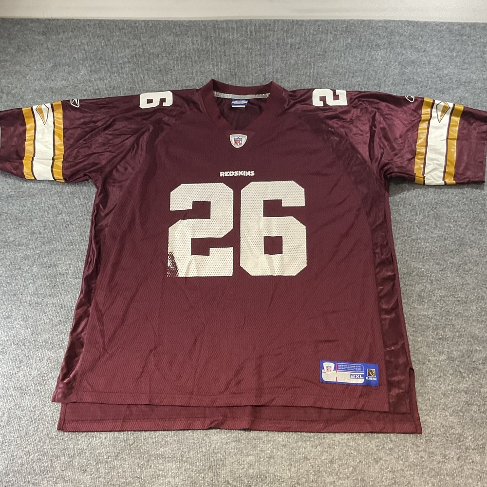 Reebok Clinton Portis Washington Redskins Jersey Mens 2XL Burgundy NFL 26